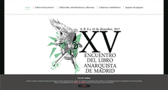 Desktop Screenshot of encuentrodellibroanarquista.org